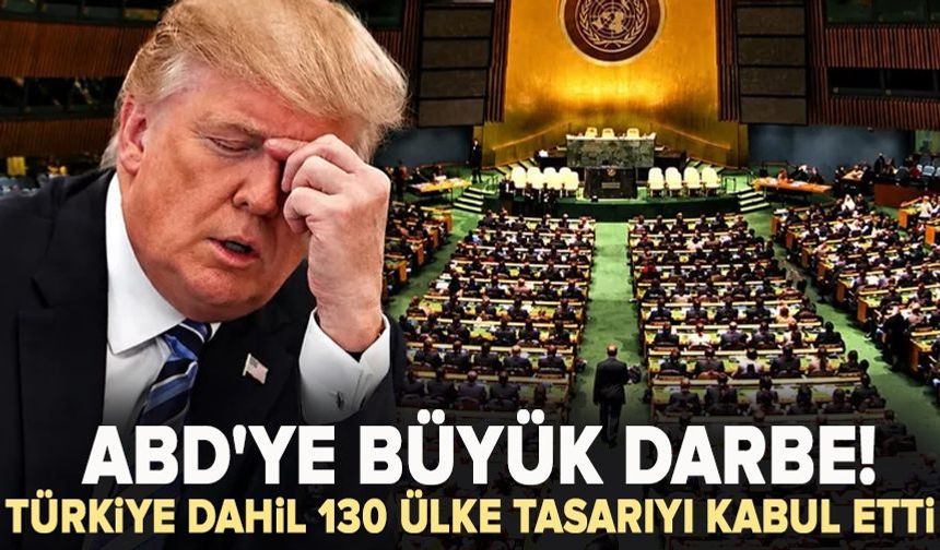 Türkiye dahil 130 ülke tasarıyı kabul etti