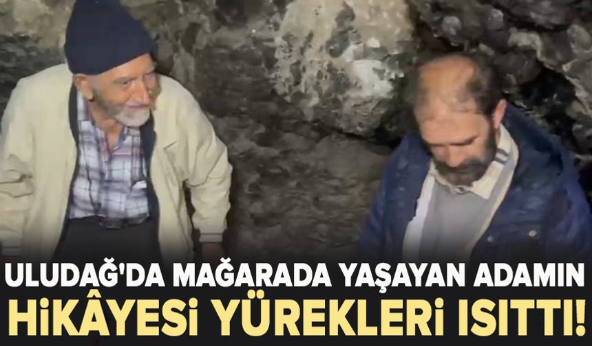 Yıllardır ayrıydılar! 83 yaşındaki baba Uludağ'da oğluna kavuştu