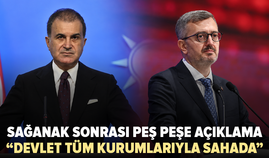 Sağanak sonrası peş peşe açıklama: Devlet tüm kurumlarıyla sahada