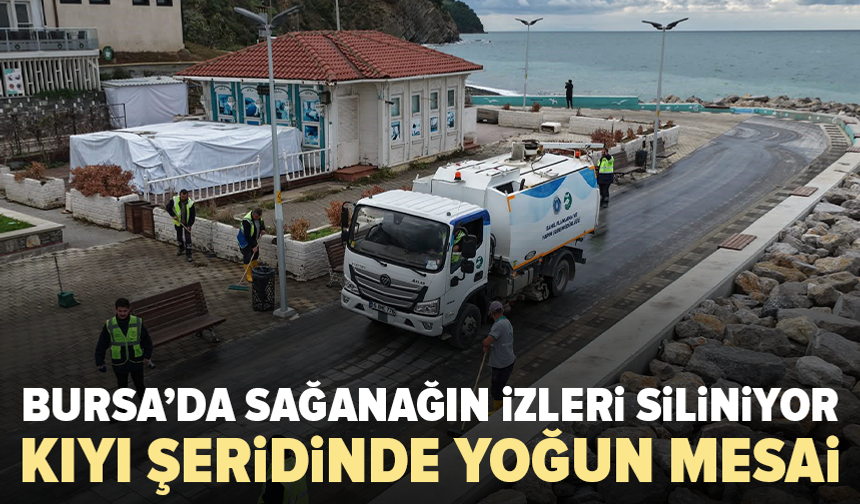 Sağanak sonrası Tirilye’de ekipler sahaya indi