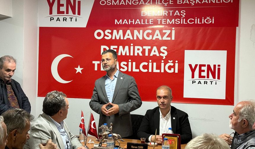 YENİ Parti Bursa’da kongre öncesi “değişim” mesajı