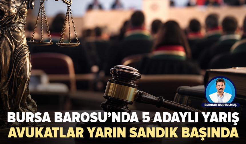 Bursa Barosu’nda başkanlık yarışı öncesi adaylar kürsüye çıktı