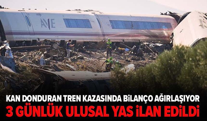 Kan donduran tren kazasında bilanço ağırlaşıyor: 3 günlük ulusal yas ilan edildi