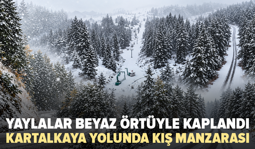 Türkiye'ye kış erken geldi: Yüksekler beyaza büründü