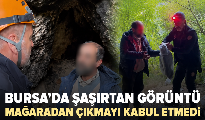 Uludağ’da mağarada yaşayan yaşlı adamı sporcular fark etti