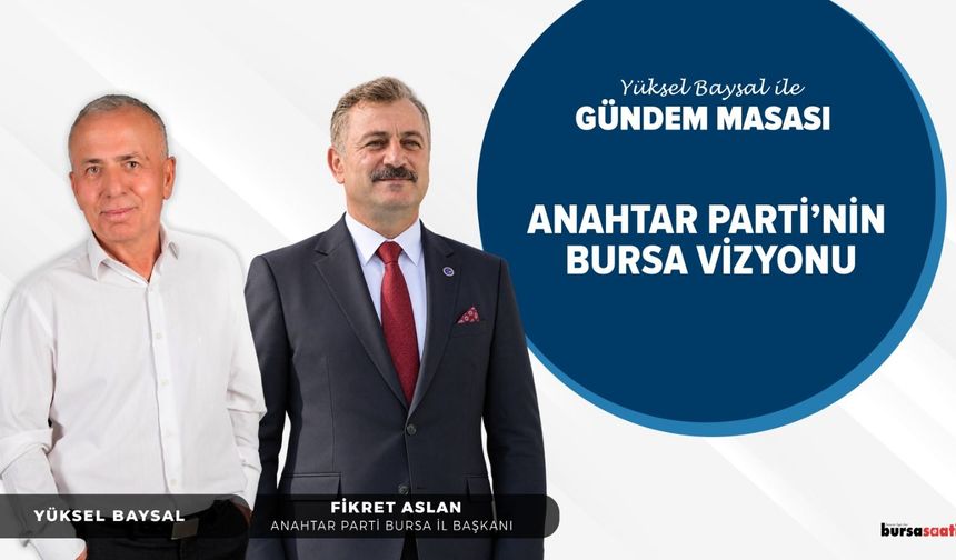 Yüksel Baysal ile Gündem Masası | Fikret ASLAN - Anahtar Parti Bursa İl Başkanı