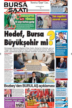 Bursa Saati Gazetesi 14 Mayıs