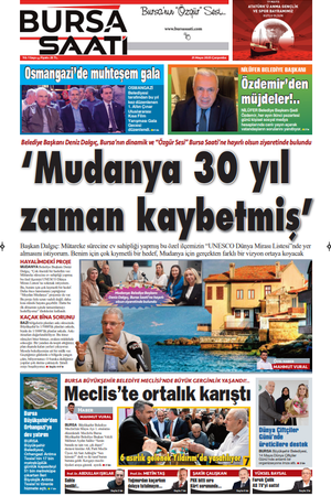Bursa Saati Gazetesi 21 Mayıs