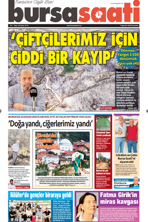 Bursa Saati Gazetesi 07 Ağustos