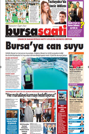 Bursa Saati Gazete 28 Ağustos