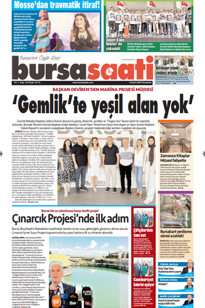 Bursa Saati Gazetesi 04 Eylül