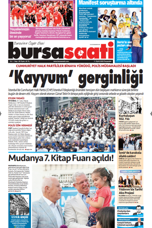 Bursa Saati Gazetesi 11 Eylül