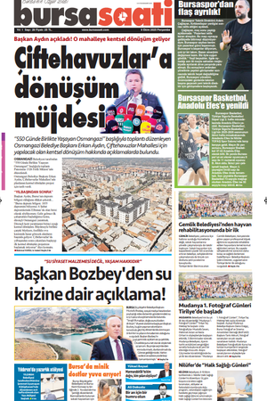 Bursa Saati Gazetesi 9 Ekim