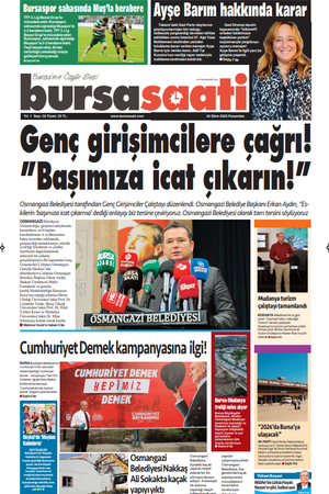 Bursa Saati Gazetesi 30 Ekim